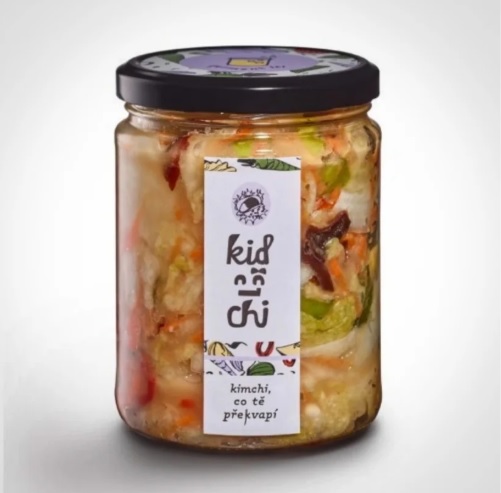 Kid-chi bílé kimchi – nepálivá fermentovaná zelenina